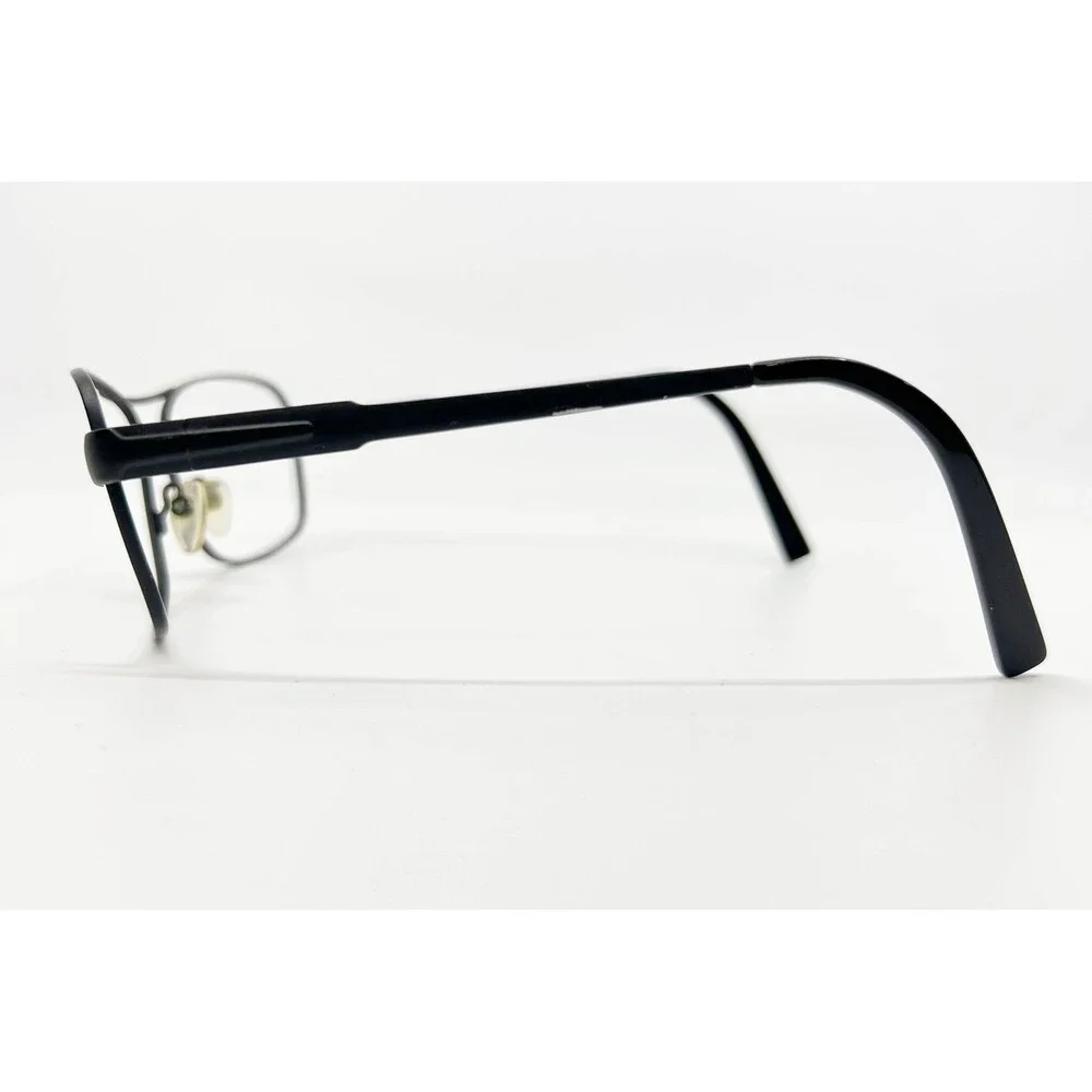 Kirkland Signature Eyeglasses Mens Black Shiraz Aviator Metal 58/16 140